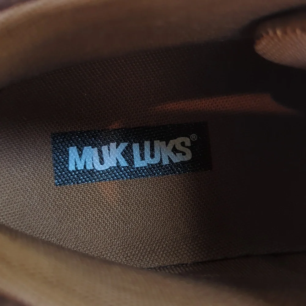 Muk Luks, Charlie, Camel Color Leather Chukka Boots. Size 12